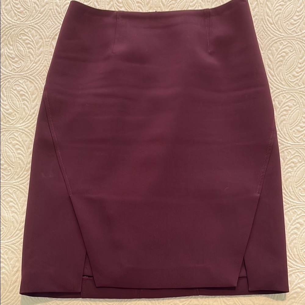 White House Black Market Plum Pencil Skirt
